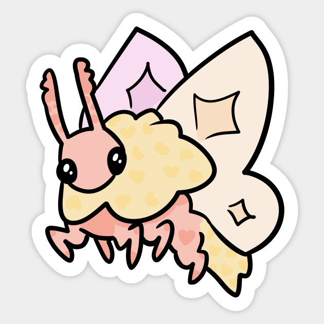 Cutie Moth Sticker by Jossly_Draws